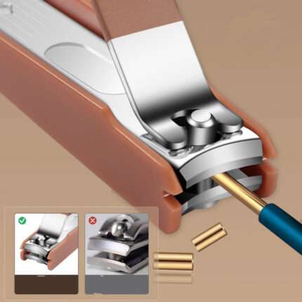 Anti Splash Nail Care 8 Pcs Manicure Set (Brown) (2)